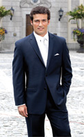 2 Button Notch - Navy Tux